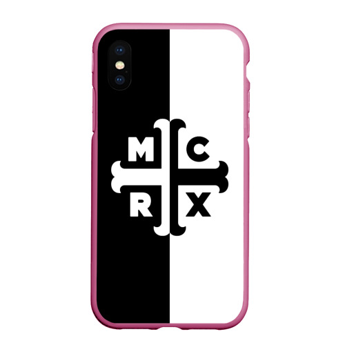 Чехол для iPhone XS Max матовый My Chemical Romance, цвет малиновый