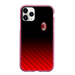 Чехол для iPhone 11 Pro Max матовый AC Milan