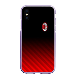 Чехол для iPhone XS Max матовый AC Milan