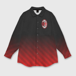 Мужская рубашка oversize 3D AC Milan