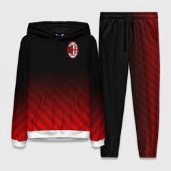 Женский костюм с толстовкой 3D AC Milan