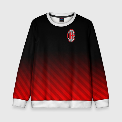 Детский свитшот 3D AC Milan, цвет 3D печать