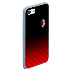 Чехол для iPhone 5/5S матовый AC Milan - фото 2