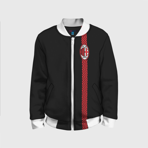 Детский бомбер 3D AC Milan, цвет белый