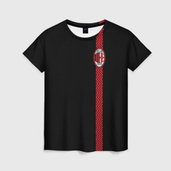 Женская футболка 3D AC Milan