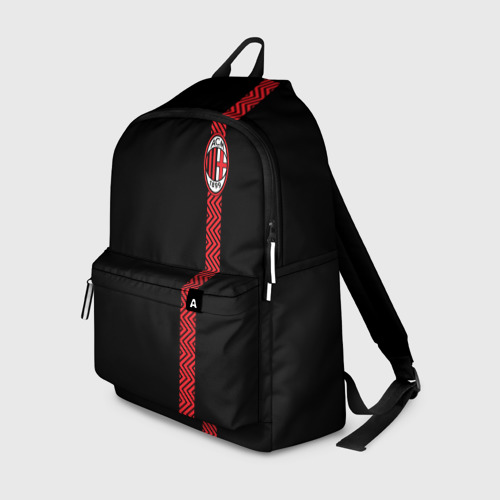 Рюкзак с принтом AC Milan, вид спереди №1