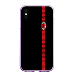 Чехол для iPhone XS Max матовый AC Milan