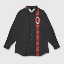 Женская рубашка oversize 3D AC Milan