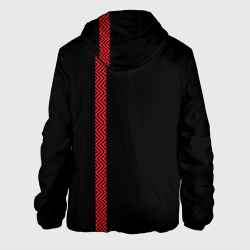 Мужская куртка 3D с принтом AC Milan, вид сзади #1