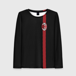 Женский лонгслив 3D AC Milan