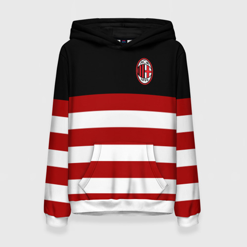 Женская толстовка 3D AC MILAN