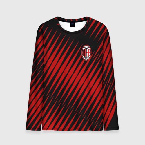 Мужской лонгслив 3D AC MILAN