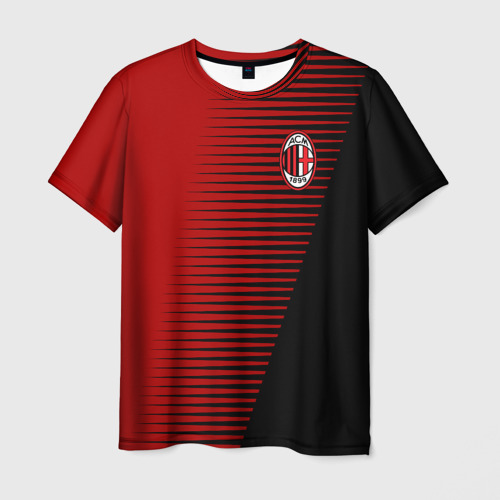 Мужская футболка 3D AC MILAN, цвет 3D печать