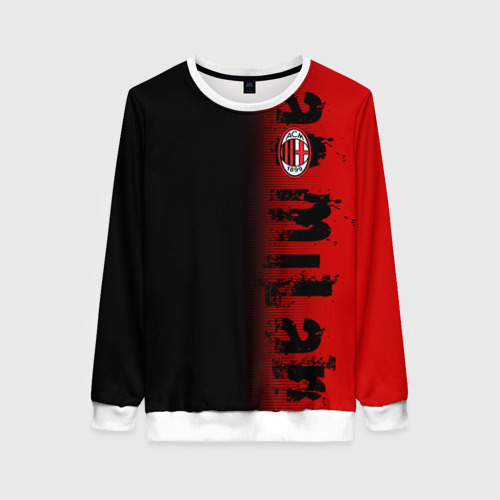 Женский свитшот 3D AC MILAN