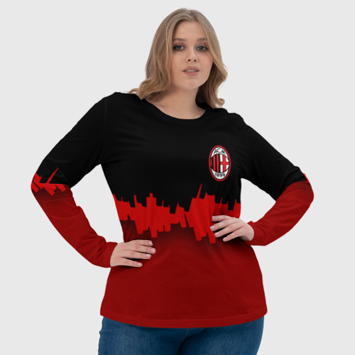 Женский лонгслив 3D AC MILAN - фото 6