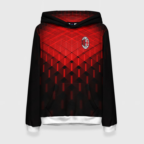 Женская толстовка 3D AC Milan, цвет 3D печать