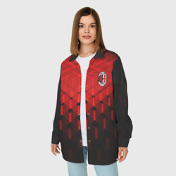 Женская рубашка oversize 3D AC Milan - фото 2