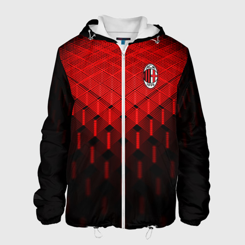 Мужская куртка 3D AC Milan, цвет 3D печать