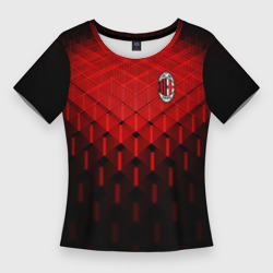 Женская футболка 3D Slim AC Milan