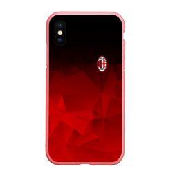 Чехол для iPhone XS Max матовый AC Milan