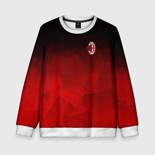 Детский свитшот 3D AC Milan, цвет 3D печать