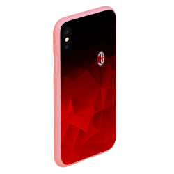 Чехол для iPhone XS Max матовый AC Milan - фото 2