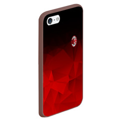 Чехол для iPhone 5/5S матовый AC Milan - фото 2