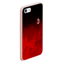 Чехол для iPhone 5/5S матовый AC Milan - фото 2