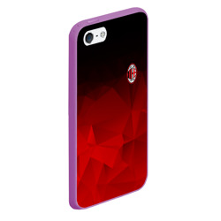 Чехол для iPhone 5/5S матовый AC Milan - фото 2