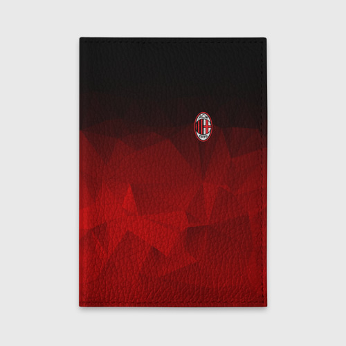 Обложка для автодокументов AC Milan, цвет черный