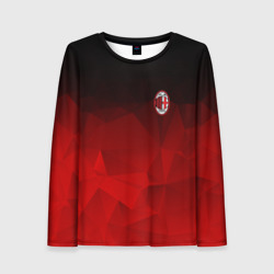 Женский лонгслив 3D AC Milan