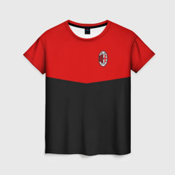 Женская футболка 3D AC Milan