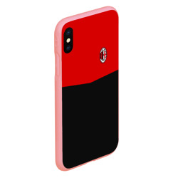 Чехол для iPhone XS Max матовый AC Milan - фото 2