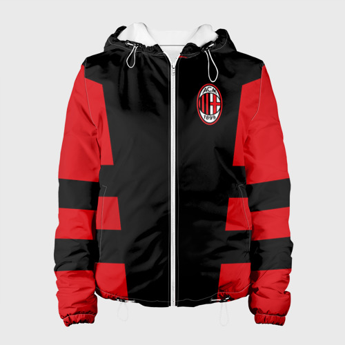 Женская куртка 3D AC MILAN, цвет белый