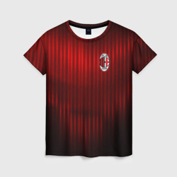 Женская футболка 3D AC Milan