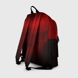Рюкзак с принтом AC Milan для любого человека, вид сзади №1. Цвет основы: белый