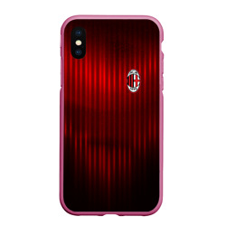 Чехол для iPhone XS Max матовый AC Milan