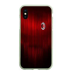 Чехол для iPhone XS Max матовый AC Milan