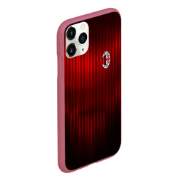 Чехол для iPhone 11 Pro Max матовый AC Milan - фото 2