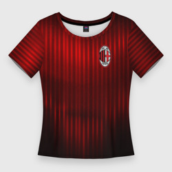 Женская футболка 3D Slim AC Milan