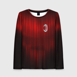 Женский лонгслив 3D AC Milan