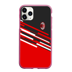 Чехол для iPhone 11 Pro Max матовый AC Milan