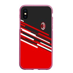 Чехол для iPhone XS Max матовый AC Milan