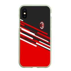 Чехол для iPhone XS Max матовый AC Milan