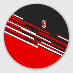 Круглый коврик для мышки AC Milan