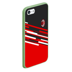 Чехол для iPhone 5/5S матовый AC Milan - фото 2