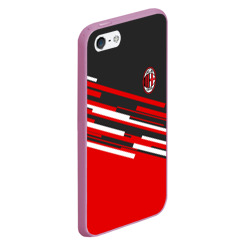 Чехол для iPhone 5/5S матовый AC Milan - фото 2