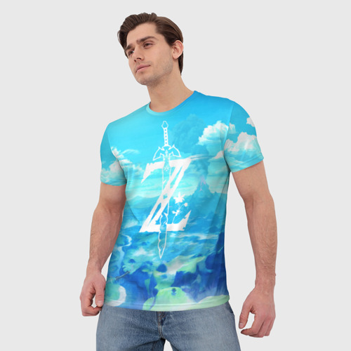 Мужская футболка 3D Зельда, цвет 3D печать - фото 3