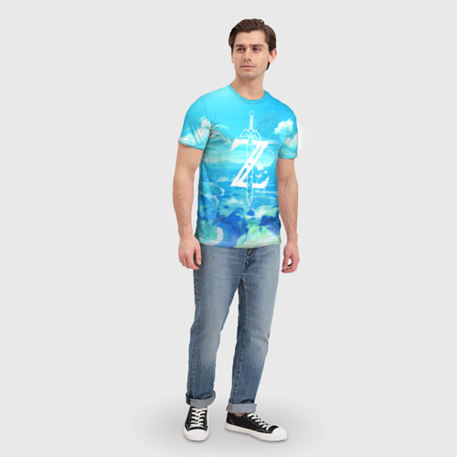 Мужская футболка 3D Зельда, цвет 3D печать - фото 5