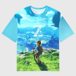 Женская футболка oversize 3D Link